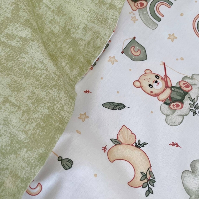Set lenjerie Patut BebeCopii 6 piese Mix Bear (5)